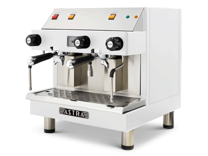 Astra MEGA II M2CS-019-1 Compact Semi-Automatic Espresso Machine – Dual Group, 110V – Professional Coffee Maker for Small Cafes